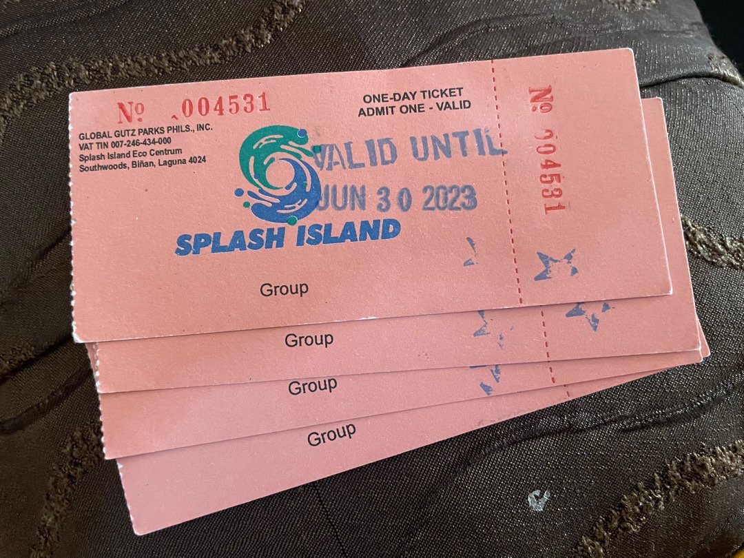 SPLASH ISLAND's All Day Promo. on Carousell