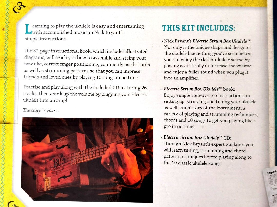 Strumbox Ukulele (Electric Ukulele and Playable with Guitar Amp ...