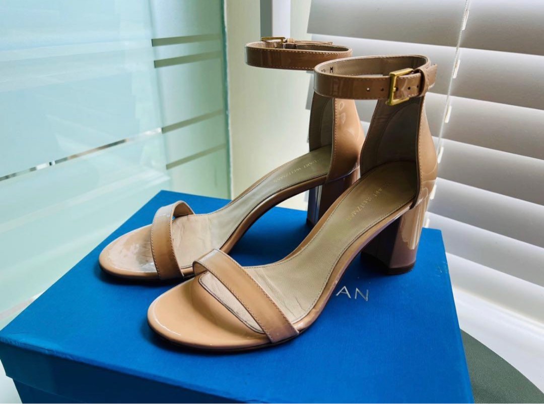 Stuart weitzman 75lessnudist ankle strap sandal clearance