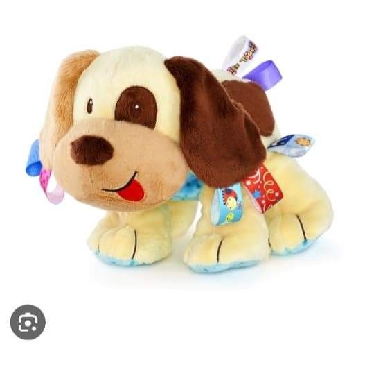 Taggies Soft plush Rattle Puppy Buddy Babies Kids Infant
