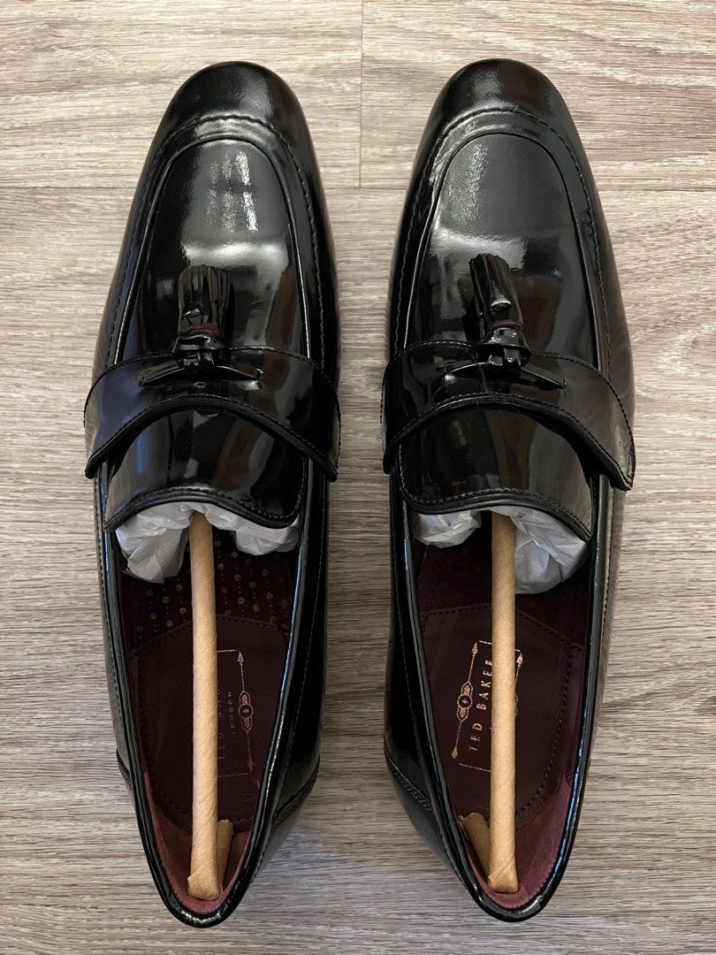 Ted Baker Grafit Leather Tassel Loafers BNIB Luxury Sneakers