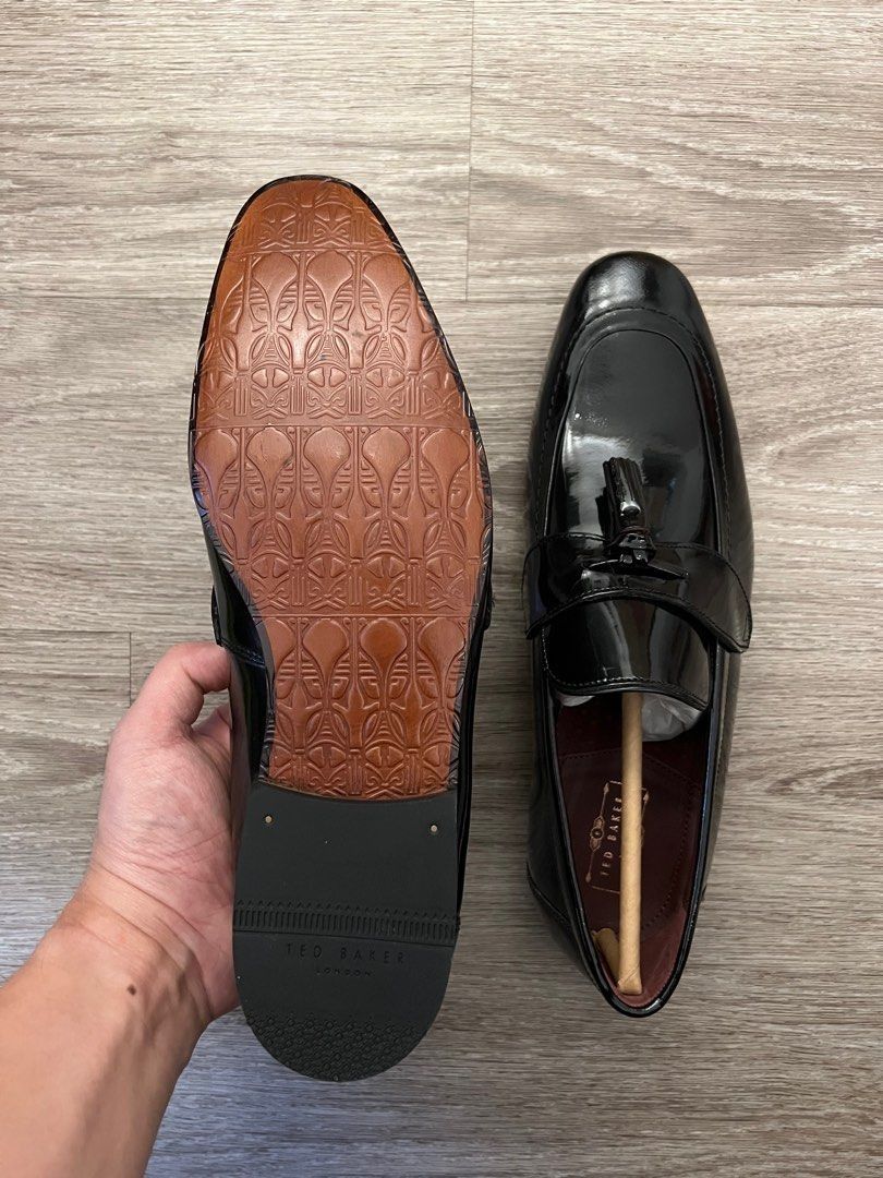 Ted Baker Grafit Leather Tassel Loafers BNIB Luxury Sneakers