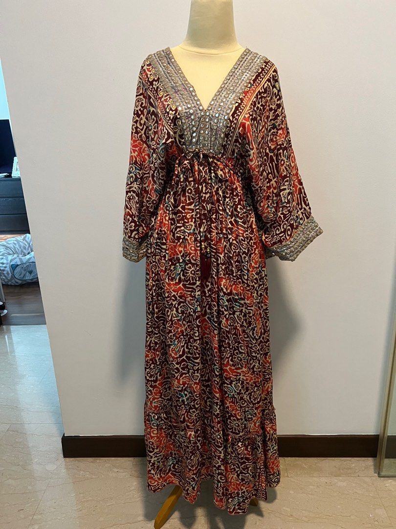womens shirt dress Mersea Women's Hermosa Linen Shirt Dress in Navy main image 0
