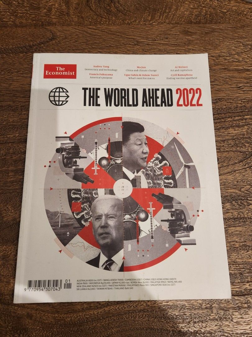 The Economist The World Ahead 2022, Hobbies & Toys, Books & Magazines