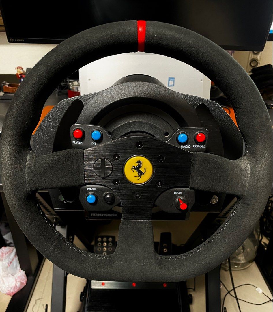 Thrustmaster TX with Ferrari Alcantara wheel and T3PA pedals, Video ...