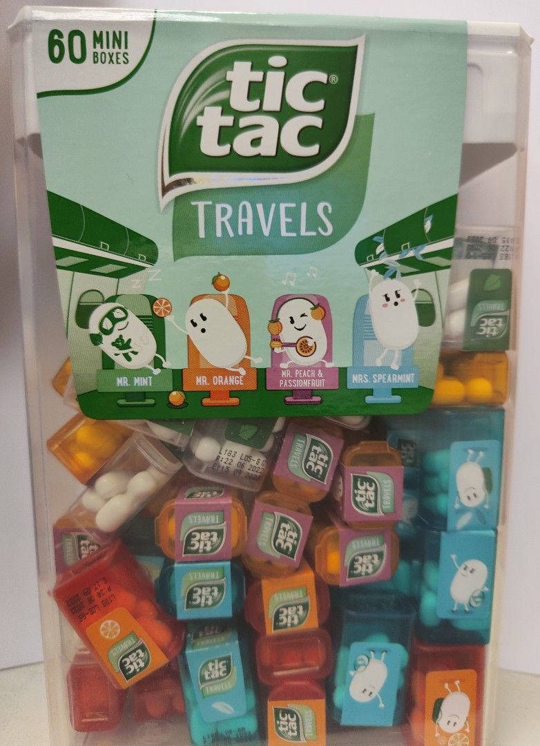 Tic Tac - Travelers - 60 Mini boxes