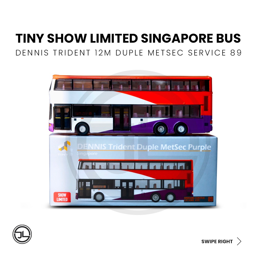Tiny Singapore - DENNIS Trident Duple MetSec Purple Bus Singapore (Show ...