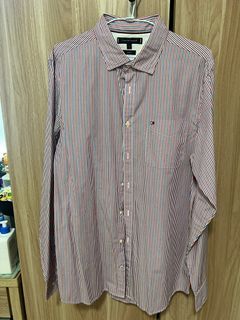Tommy Hilfiger 紅藍白線條襯衫