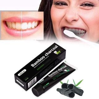 Toothpaste charcoal whitening teeth