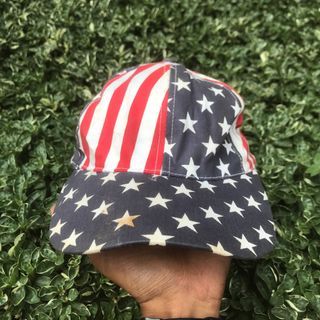 Topi us flag aop