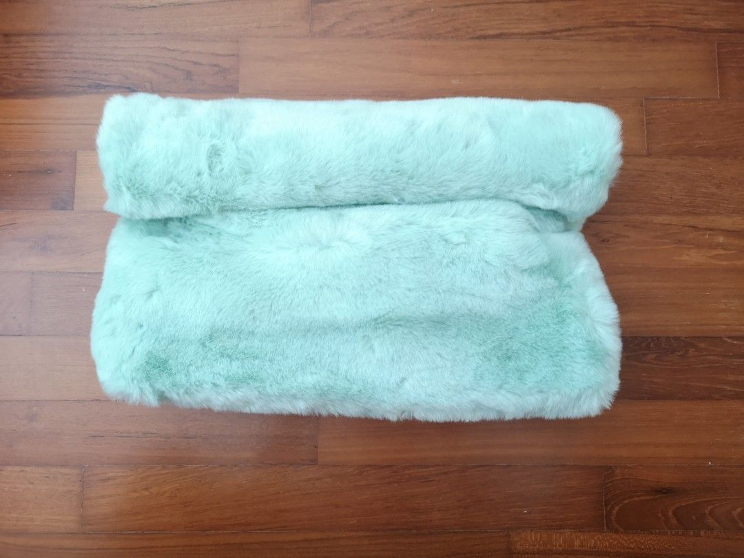 Fur clutch bag topshop outlet