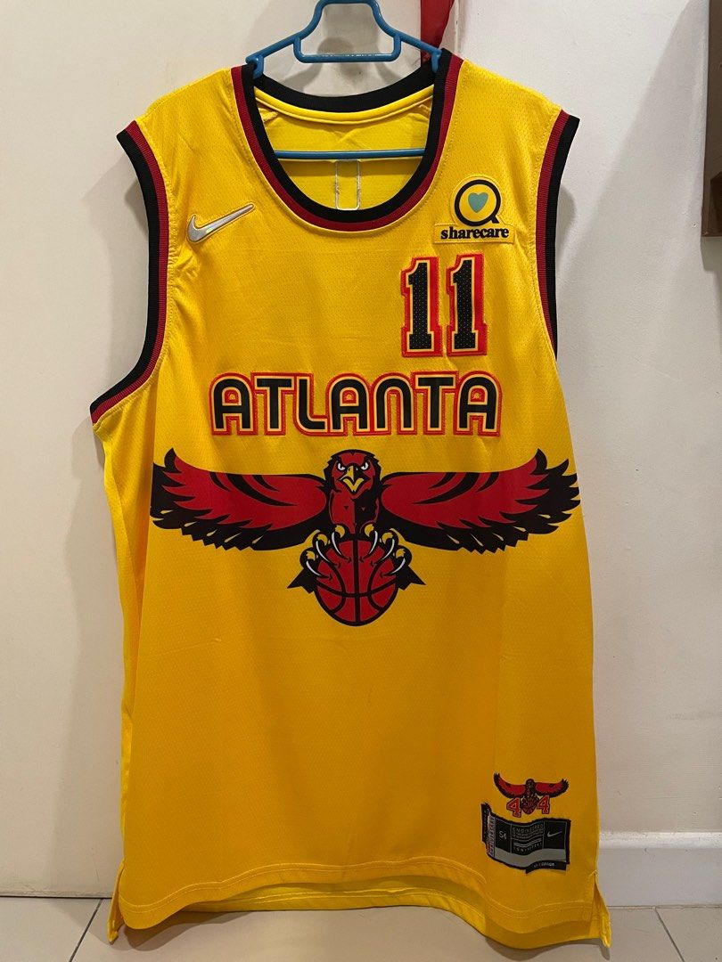 Trae Young Hawks City Edition Swingman L 48 Jersey Nike Authentic
