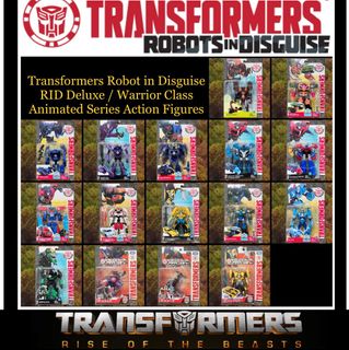 Transformers Robot in Disguise RID Deluxe Class Animated Series Action Figures Collection item 1