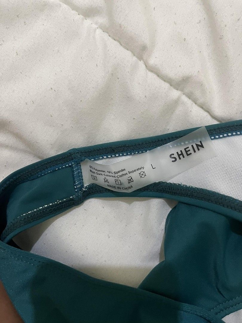 TWO PIECE GREEN SWIMSUIT on Carousell