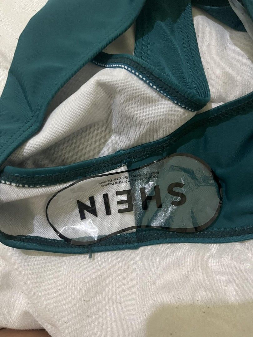 TWO PIECE GREEN SWIMSUIT on Carousell