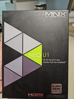 Used minix u1 tv media box
