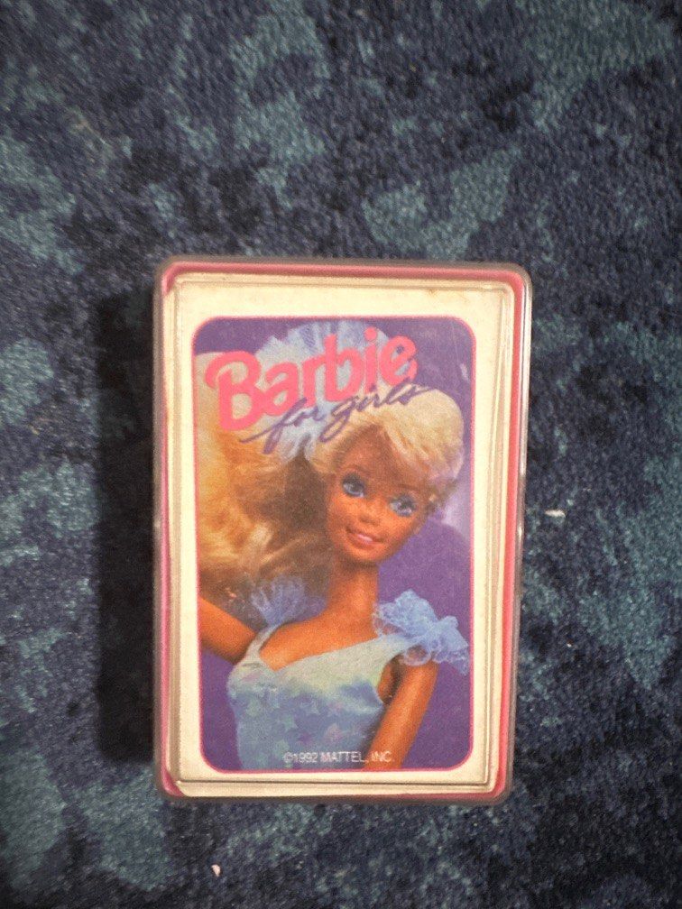 Vintage Barbie playing cards poker Hobbies Toys Toys Games