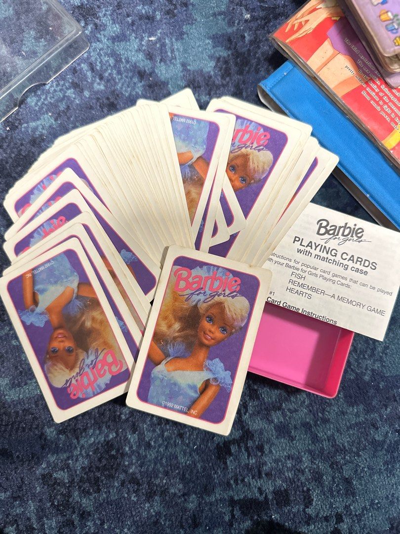 Vintage Barbie playing cards poker Hobbies Toys Toys Games