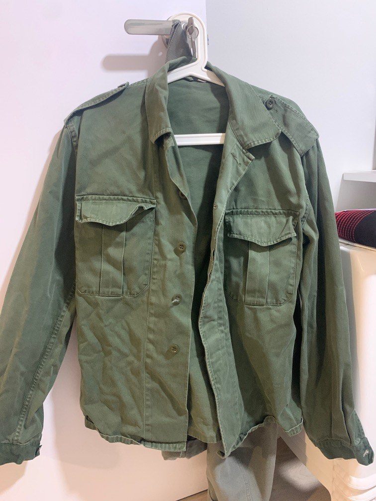Vintage Cargo Green Jacket LN, Men's Fashion, Coats, Jackets and ...