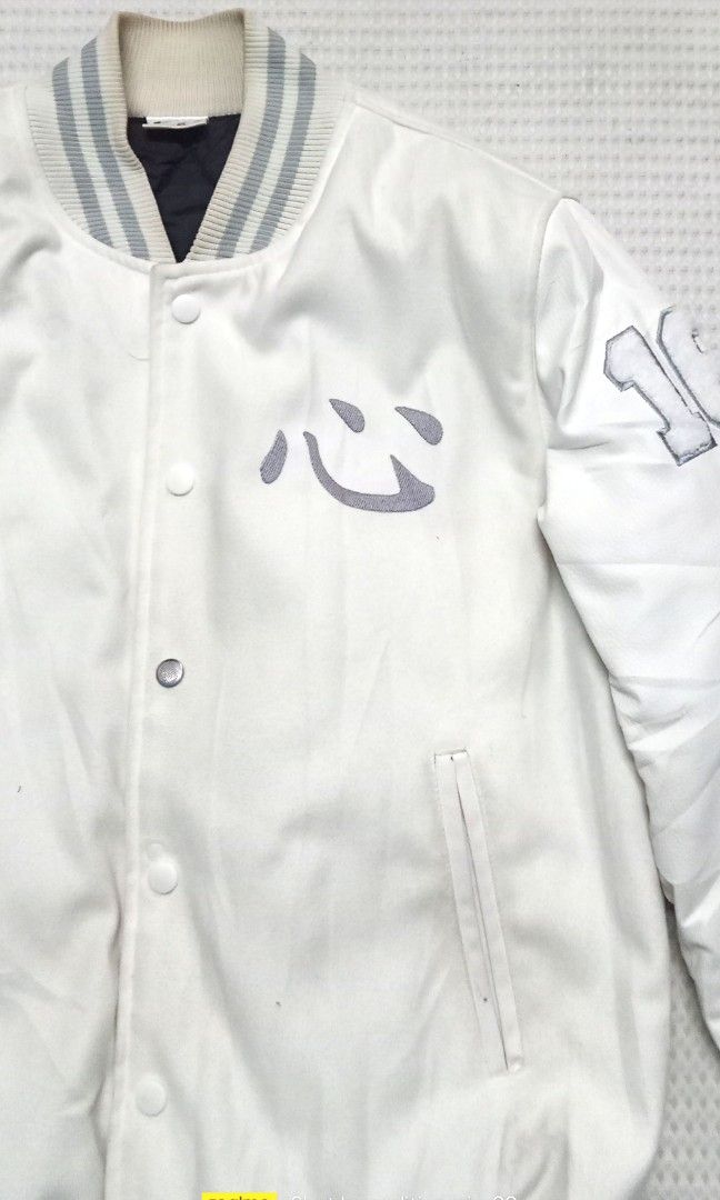 VINTAGE LEATHER BASEBALL VARSITY JACKET ( PIT 21.5X26.5), Men's Fashion