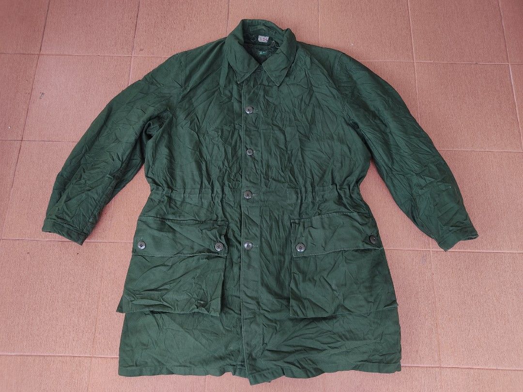 vintage sweden 70s swedish army m59 winter jacket