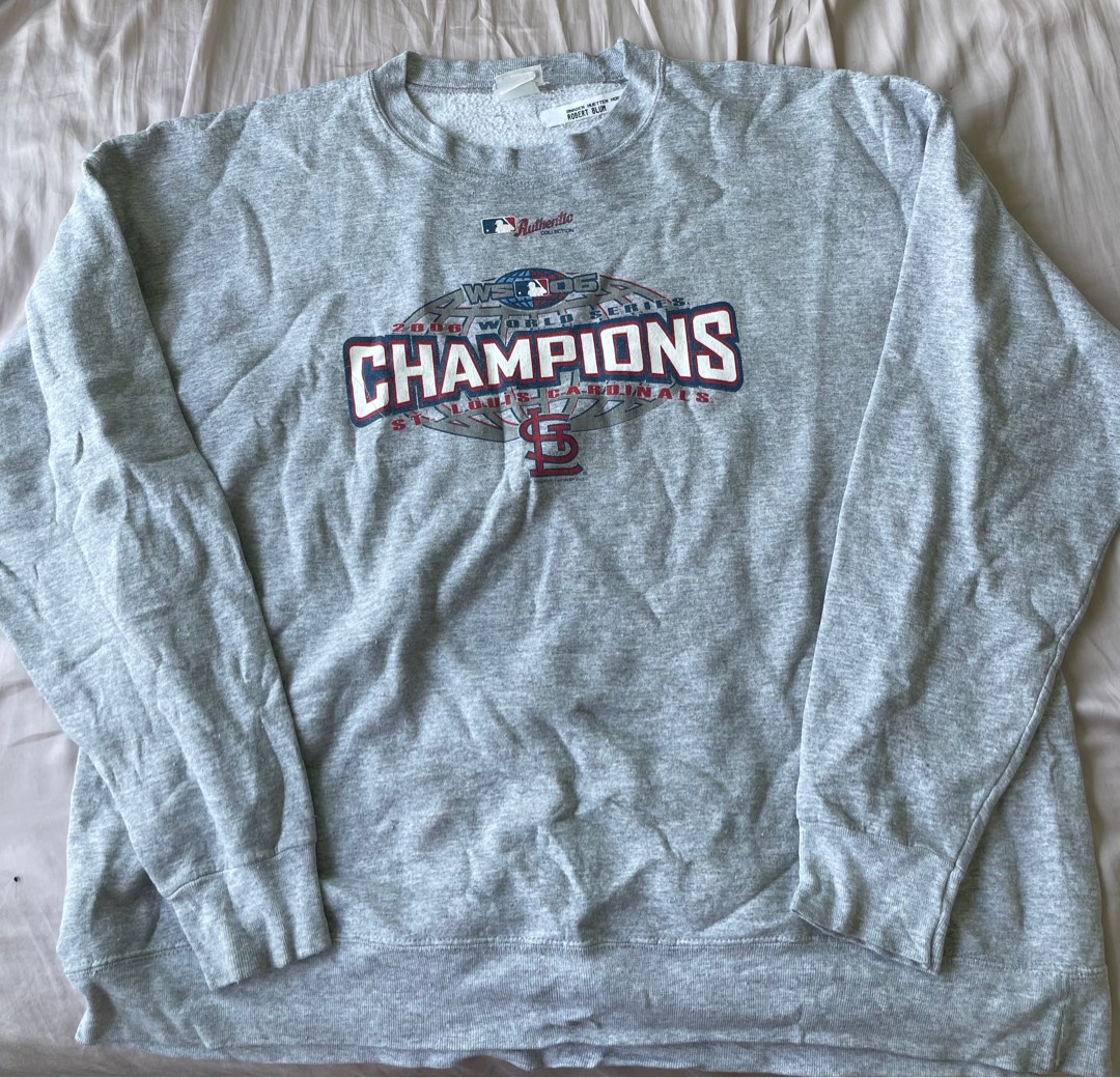 Vintage Thrift 90's St. Louis Cardinals Tee, Grey, Large