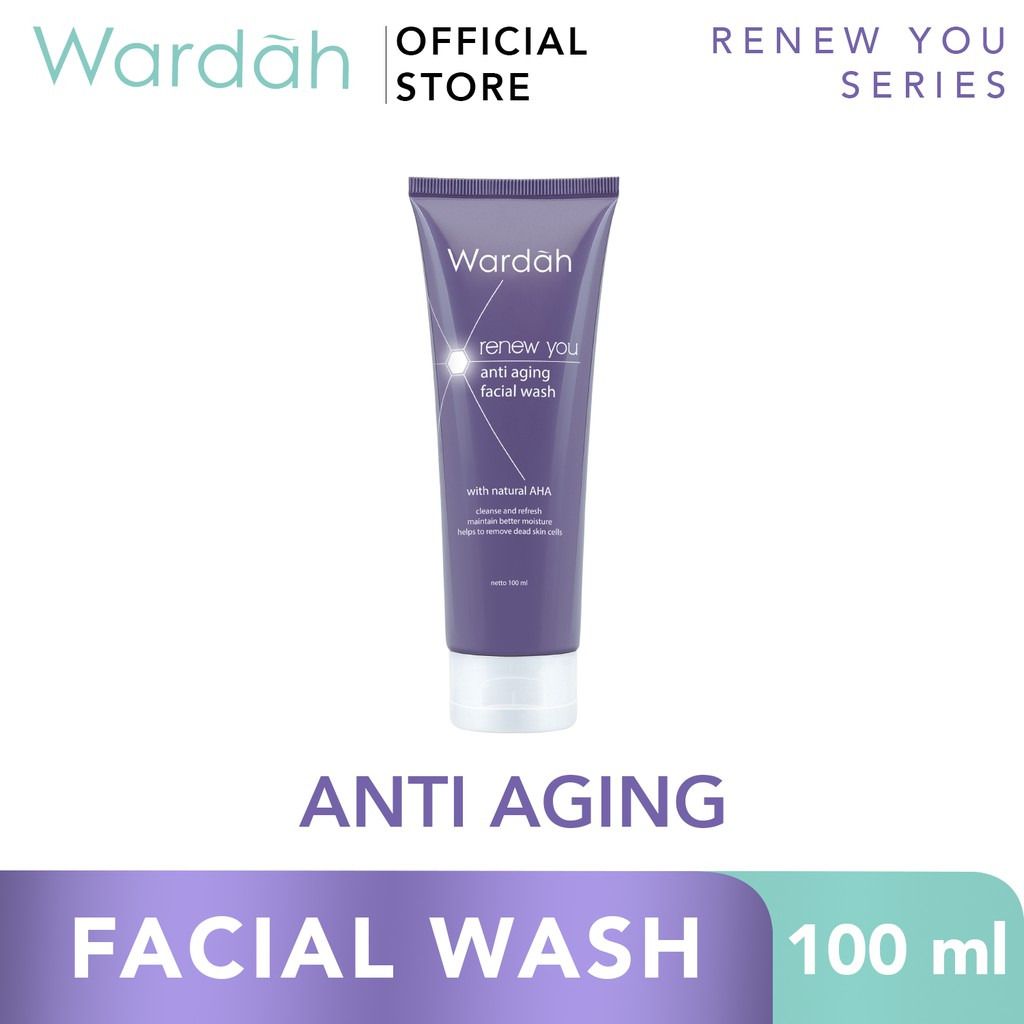 Wardah Crystal Secret Foaming Cleanser with Natural AHA+PHA 100 ml