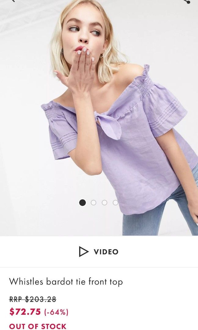 Whistles clearance bardot top