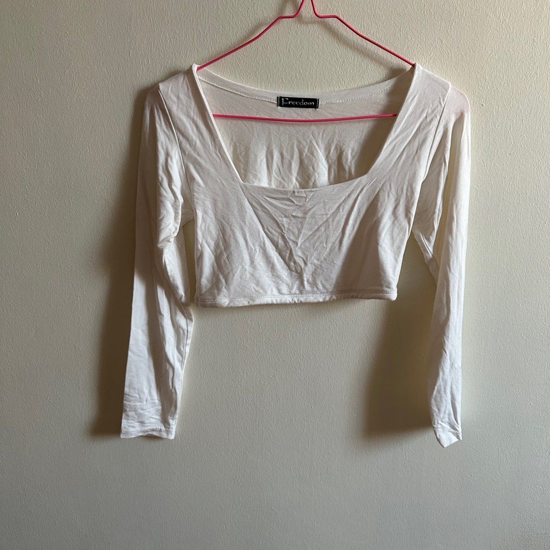 Long Sleeve Crop Top 