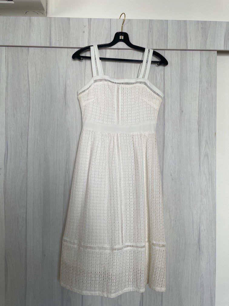 White midi dress, Women's Fashion, Dresses & Sets, Dresses on Carousell