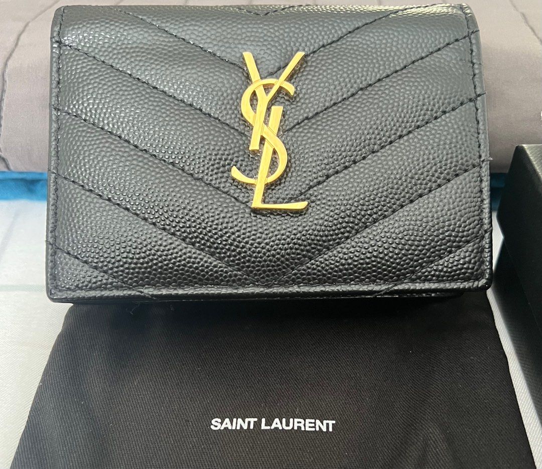 cassandre ysl matelasse wallet flap card case longchamp bag｜TikTok Search