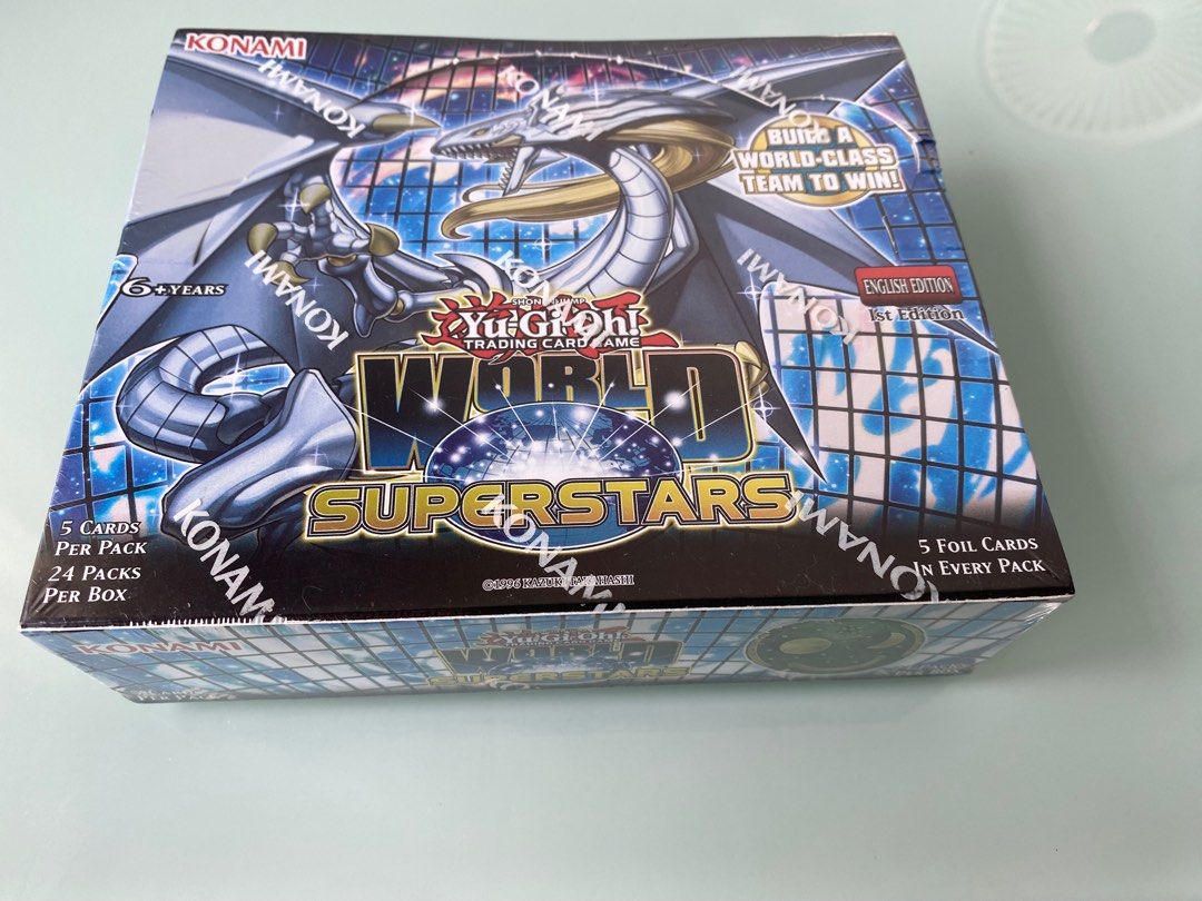 Yugioh World Superstars Booster Box of 24 Packs SEALED 2015