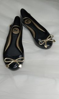ZAXY NINA Sepatu Flatshoes Hitam Jelly