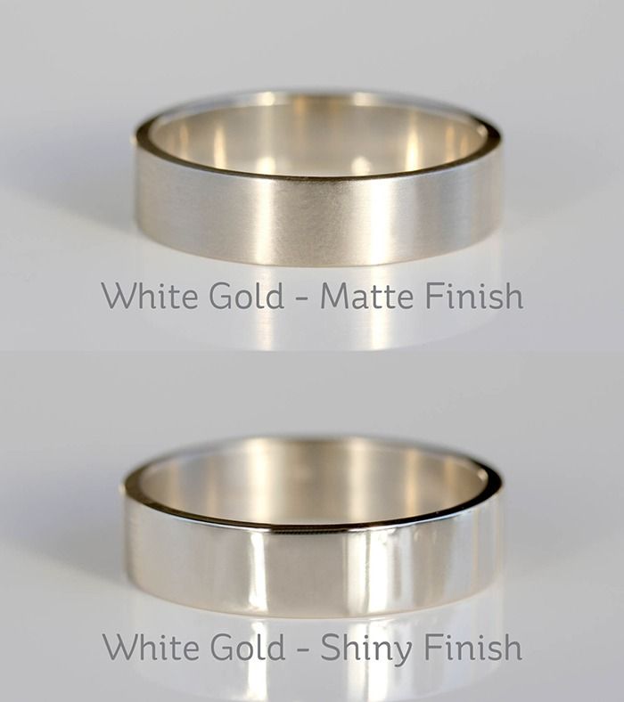 Matte finish outlet platinum wedding band