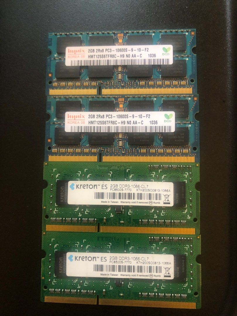 2GB DDR3 memory Computers Tech Parts Accessories Computer