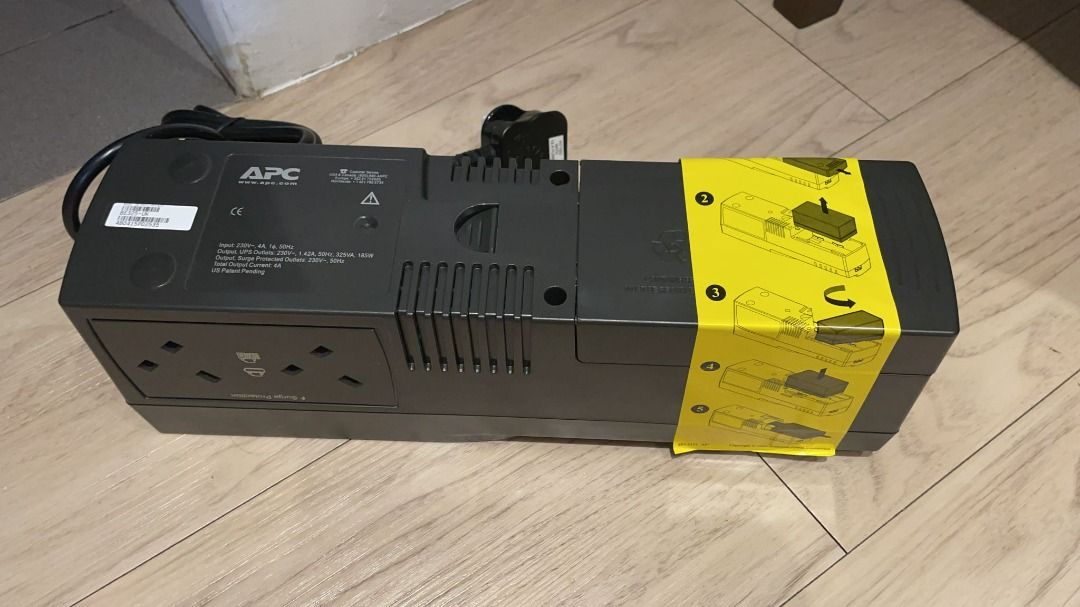 3654) APC BACKUPS ES BE325UK UNINTERRUPTIBLE POWER SUPPLY 325VA