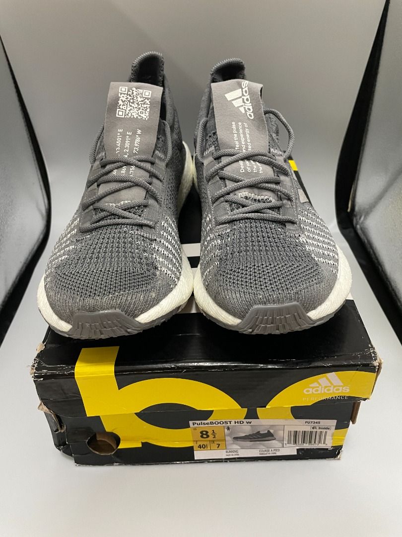 (å¨æ°)Adidas PulseBoost HD è·é UK 7 (FU7345), ç·è£, é, æ³¢é - Carousell