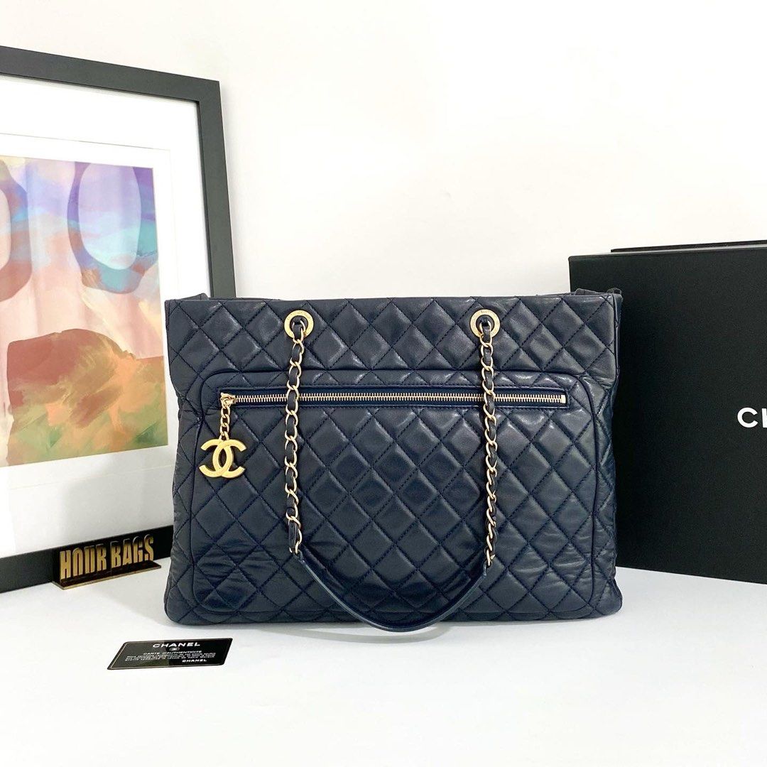 authentic chanel tote bag