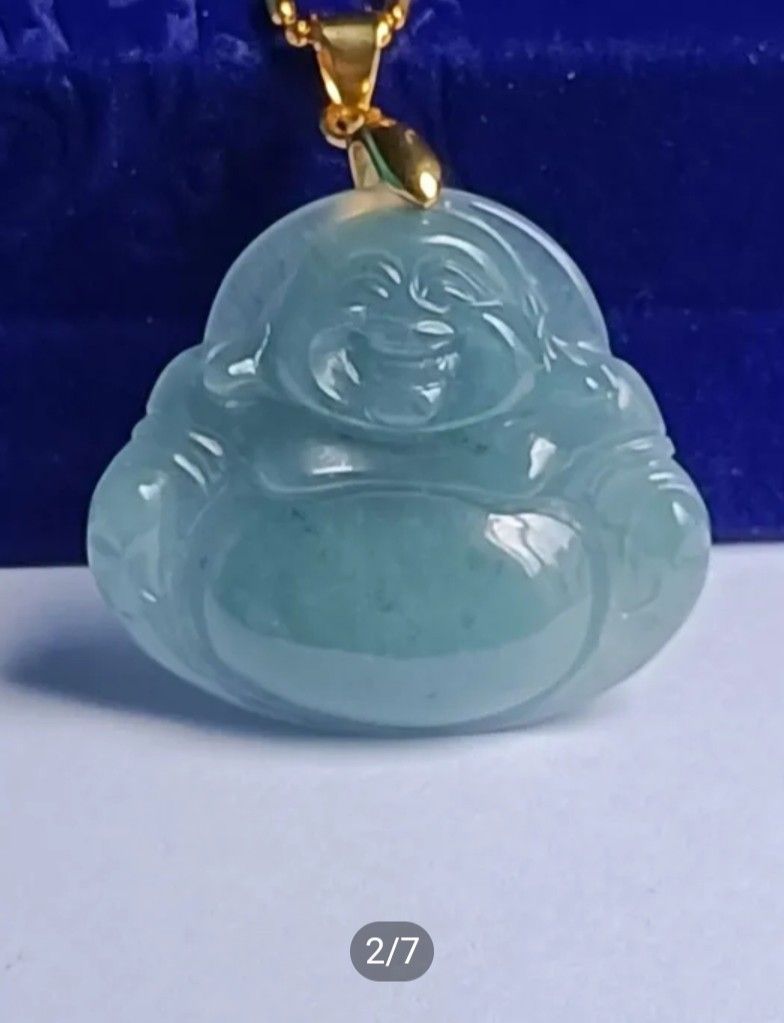 Big jade buddha pendant top