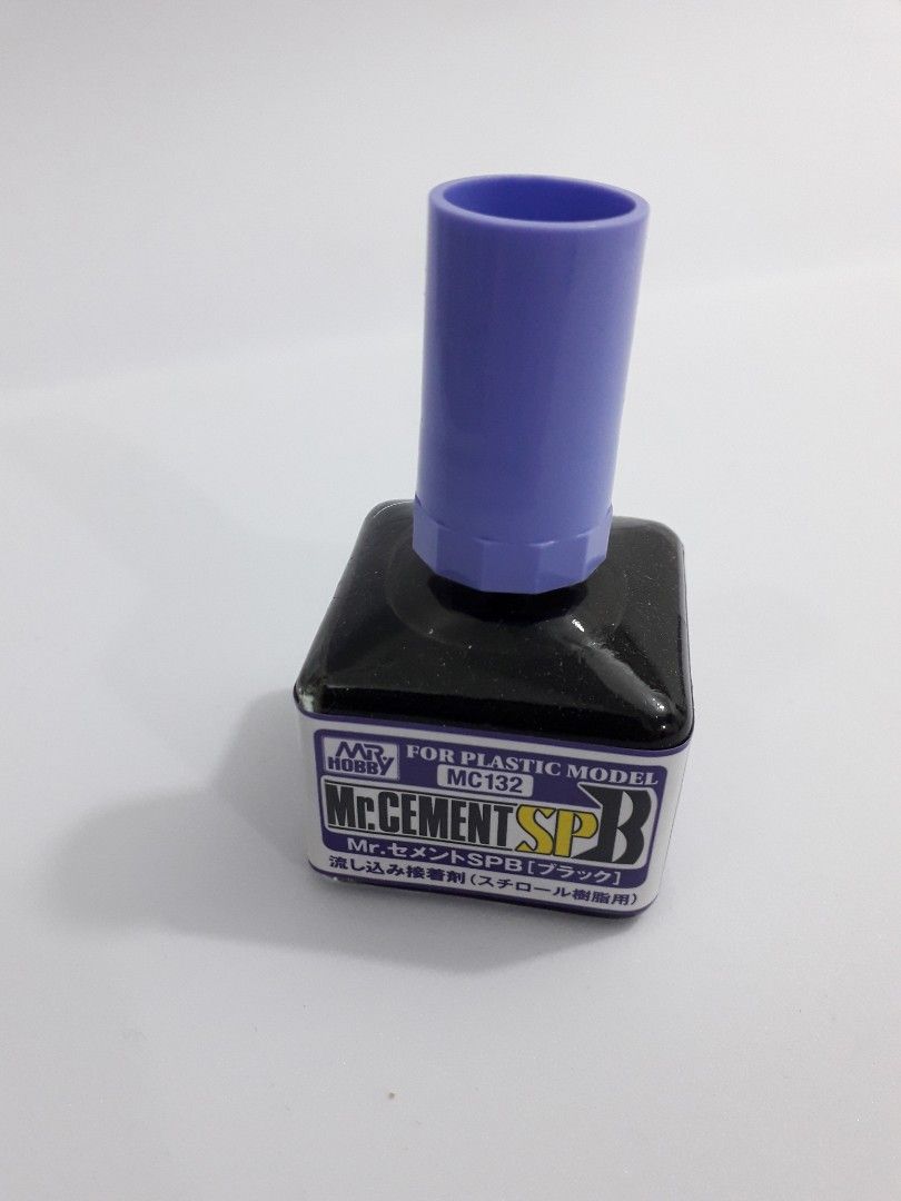Mr. Cement SPB (Black) (MC132) Plastic Model Kit Glue 