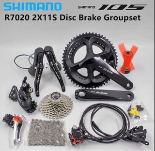實體車店 全新Shimano 105 7020 油壓碟剎Full Set 套件 公路車 Road bike 小輪徑用