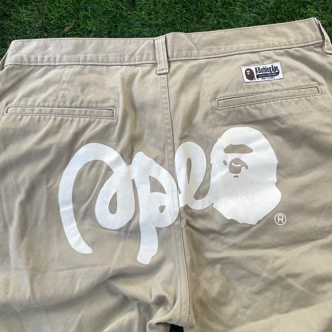 A Bathing Ape Pants, Men's Fashion, Bottoms, Chinos on Carousell