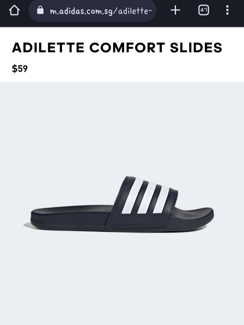 Adilette slides navy best sale