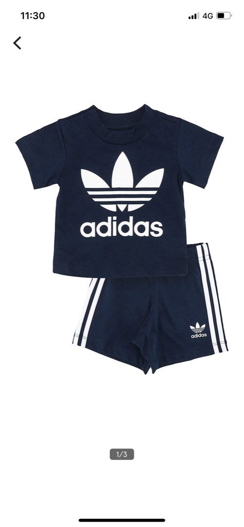 Adidas Baby Trefoil Set, Babies & Kids, Babies & Kids Fashion on Carousell