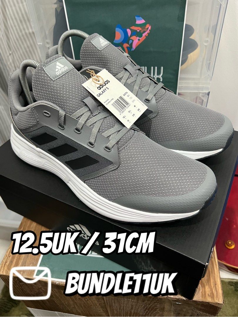 Adidas Galaxy 5 Grey Three Shoes 12.5UK Men s Fashion Footwear