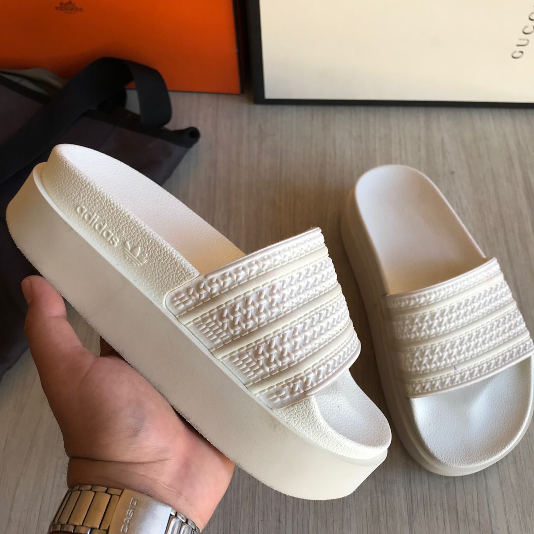 Adidas platform sandals store