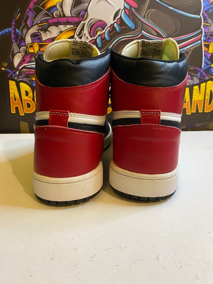 Air Jordan 1 Retro High OG 'Black Toe' 2016 Black/WhiteVarsity Red