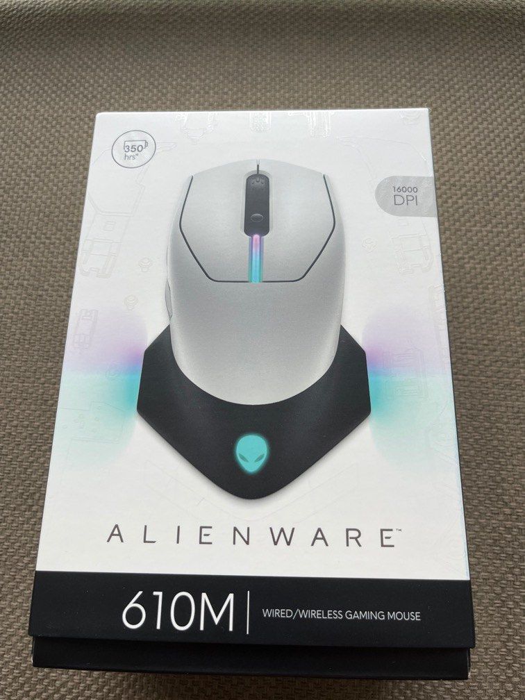Alienware wireless gaming mouse AW610M, Computers & Tech, Parts