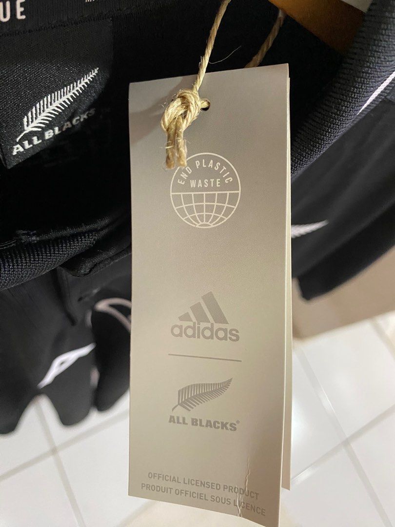 ALL BLACK ADIDAS POLO SHIRT brand new official with tag, Men's Fashion