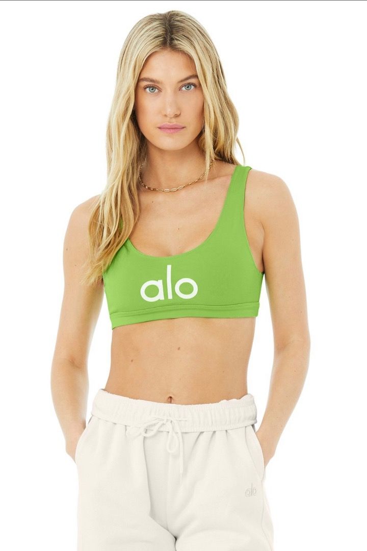 Alo Yoga Ambient Logo Bra (S), Women's Fashion, Activewear on Carousell